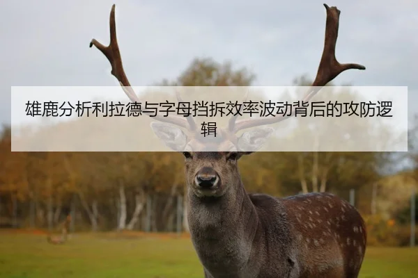 雄鹿分析利拉德与字母挡拆效率波动背后的攻防逻辑 | kaiyun